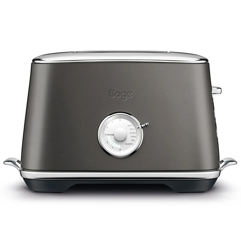 Sage The Toast Select Luxe 1000W 2 Slice Toaster - Black Stainless Steel | STA735BST4GUK1