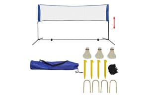 vidaXL 91307 Badminton Net Set With Shuttlecocks 300x155cm