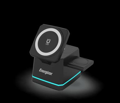 Energizer 3-in-1 QI Wireless Charging Magnetic stand for  iPhone, iWatch and AirPods | WCP307