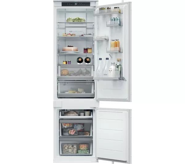 HAIER HBQW5519EK-UK Integrated Smart 70/30 Fridge Freezer - Sliding Hinge