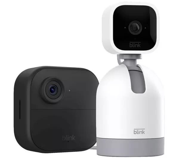 BLINK Dual-Zone Starter Kit with Pan-Tilt Indoor & Outdoor Security Camera