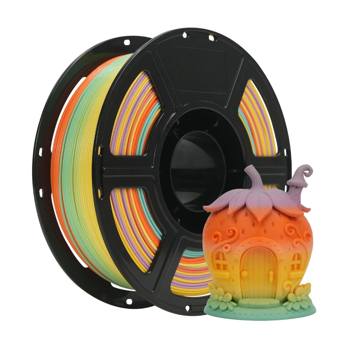 Flashforge HS PLA Rainbow 3D Printing Filament 1.75mm 1kg - Summer Dreamland | 90011603002
