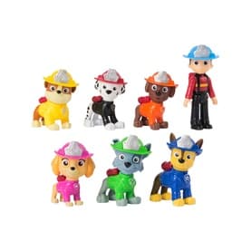 Fire Rescue Team Pack of 7 Collectible Action Figures