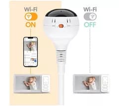 CHILLAX Giraffe Clip Connect DM688 Portable 5" Baby Monitor - White