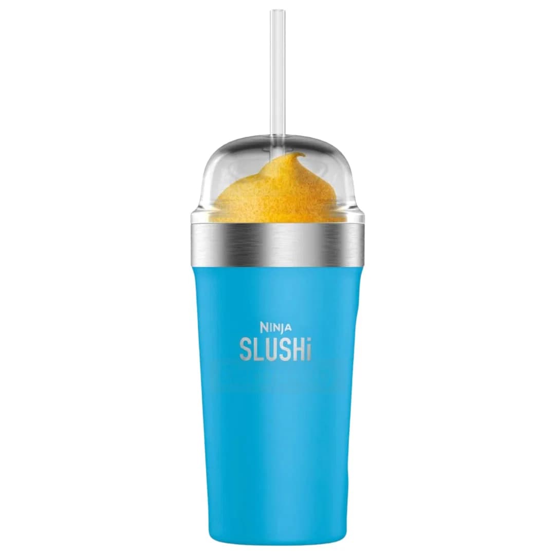 Ninja SLUSHi Insulated Bubble Cup with Lid &amp; Straw | Bright Blue