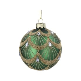 Swags and Jewels Glass Tree Decoration 8cm