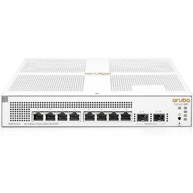 HPE Aruba Instant On 1930 8G 8-Port Gigabit PoE+ with SFP L3 Managed Rack-mountable Switch 124W