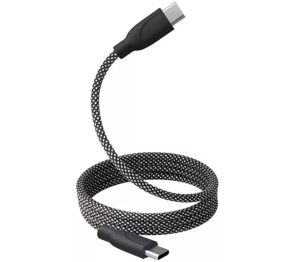 GOJI Braided Magnetic USB Type-C Cable - 1 m, Black