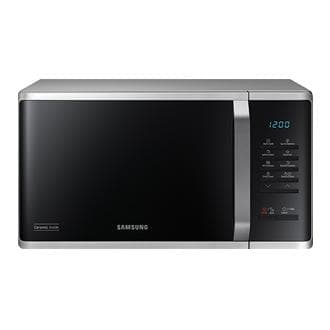 SAMSUNG 23LITRE 800WATT SOLO MICROWAVE - SILVER FINISH