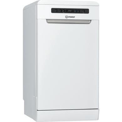 Indesit Push&Go Freestanding Slimline Dishwasher - White