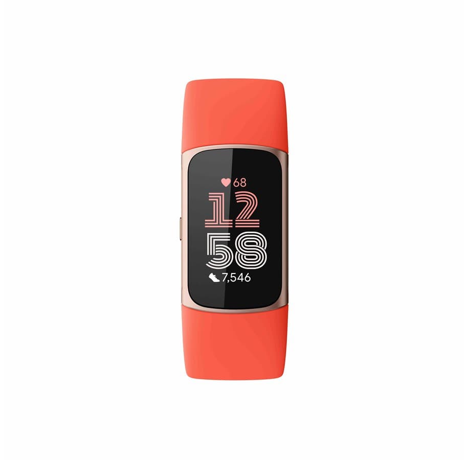 Fitbit GA05184GD Charge 6 Coral/Champagne Gold Case