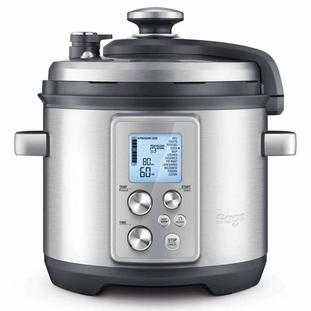 Sage 1100W Fast Slow Multifunction 3 Way Cooker - Brushed Stainless Steel | BPR700BSSUK