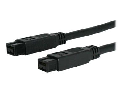 STARTECH.COM - StarTech 10 ft 1394b Firewire 800 Cable 9-9 M/M - IEEE 1394 cable - FireWire 800 (M) to FireWire 800 (M) - 10 ft - black - 1394_99_10 - IEEE 1394 cable - FireWire 800 to FireWire 800 - 3 m