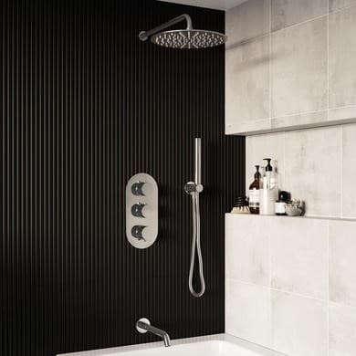 Arissa 3 Outlet Wall Mounted Thermostatic Mixer Shower Set
