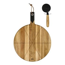 Pizza Cutter & Serving Board