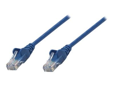 INTELLINET - Network Patch Cable, Cat6A, 20m, Blue, Copper, S/FTP, LSOH / LSZH, PVC, RJ45, Gold Plated Contacts, Snagless, Booted, Lifetime Warranty, Polybag - patch cable - 20 m - blue