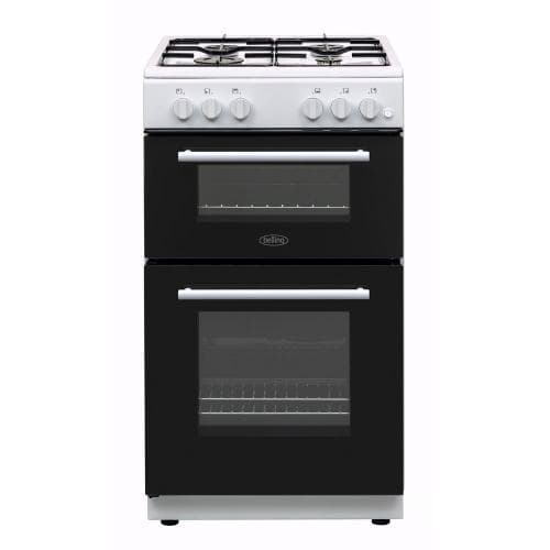 BELLING 50CM FREESTANDING TWIN CAVITY LPG GAS COOKER