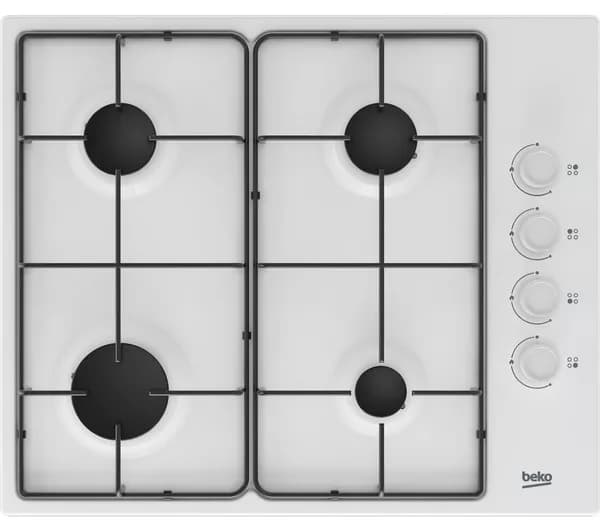BEKO HIBG64120SW 61 cm Gas Hob - White