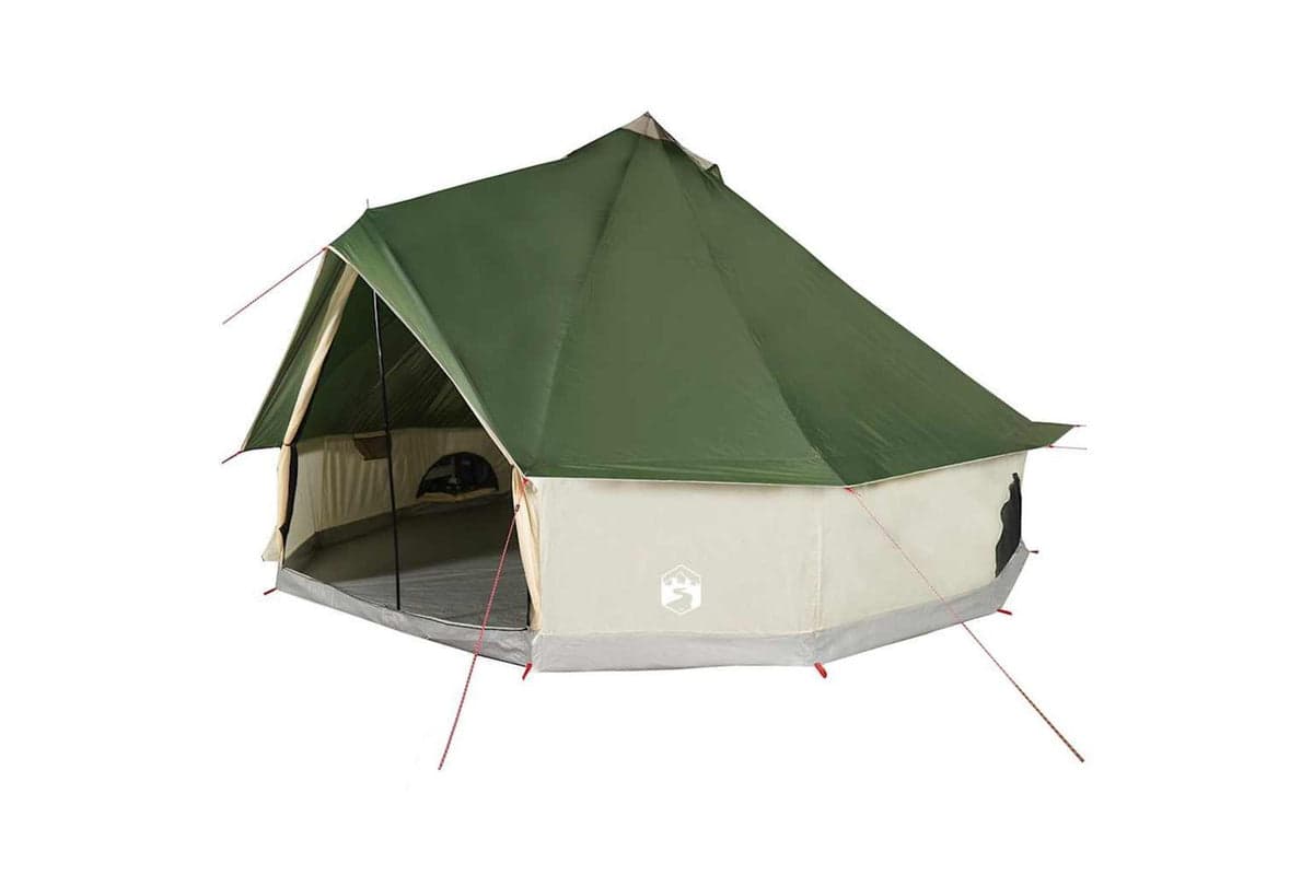 Vidaxl Family Tent Tipi 8-person Green Waterproof