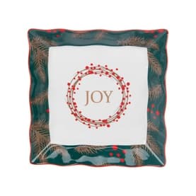 Festive Fir Square Serving Dish