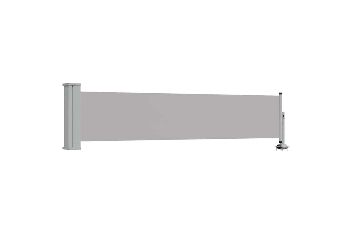 vidaXL 48354 Patio Retractable Side Awning 60x300cm Grey