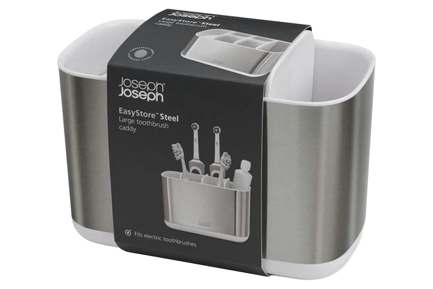 Joseph Joseph | Toothbrush Caddy | Stainless Steel