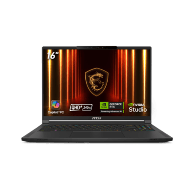 MSI Stealth A16 AI+ AMD Ryzen AI 9 64GB RAM 2TB SSD RTX 5090 240Hz 16 Inch Windows 11 Gaming Laptop