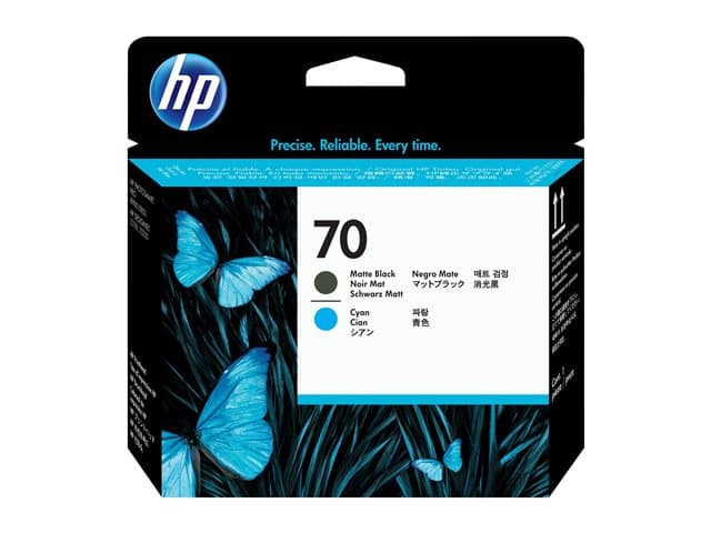 HP - 70 - cyan, matte black - printhead
