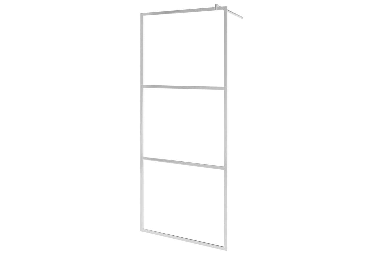 vidaXL 146635 Walk-in Shower Wall With Clear Esg Glass 80x195cm