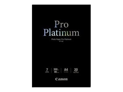 CANON - Photo Paper Pro Platinum - photo paper - 20 sheet(s) - A4 - 300 g/m²