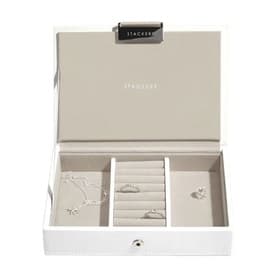 Mini Jewellery Box Lid White