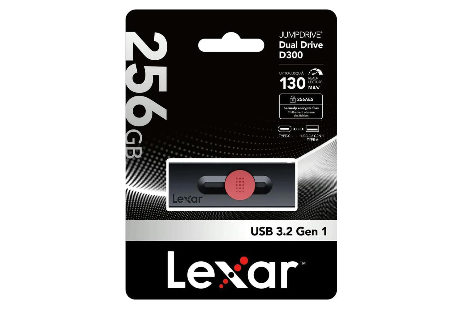Lexar Dual Type-C And Type-A 3.2 USB Flash Drive | 256GB
