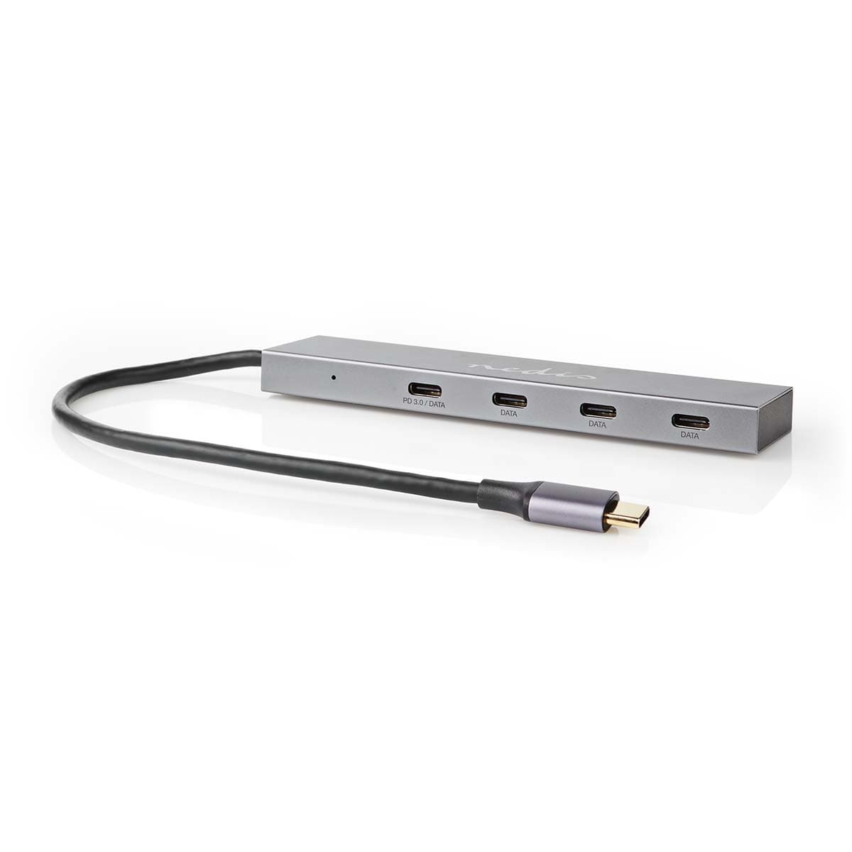 NEDIS 4 X Usb-c 3.2 Pd 3.0 100w Hub...