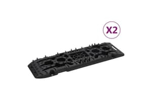 Vidaxl 210771 Traction Boards 2 Pcs Black 107x31x7 Cm Nylon
