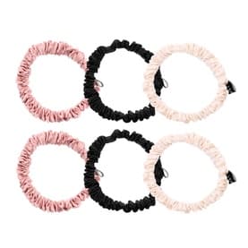 Six-Pack Skinny Silk Scrunchies