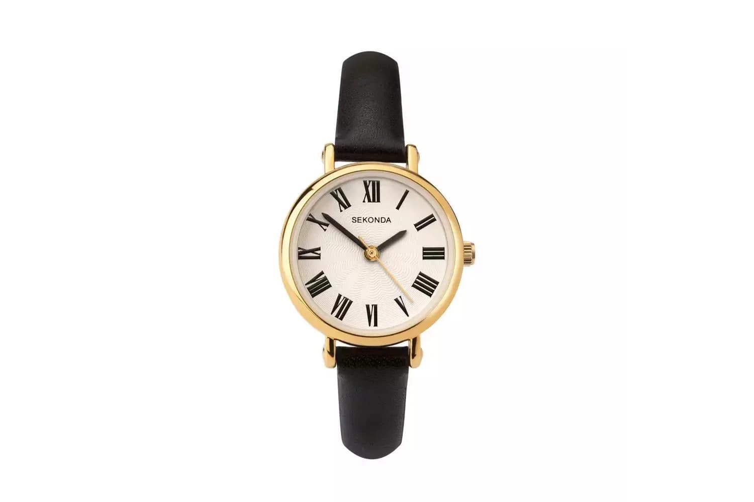 Sekonda Ladies Watch Sls40085 - Fashionable Women's Wristwatch With Leather Strap