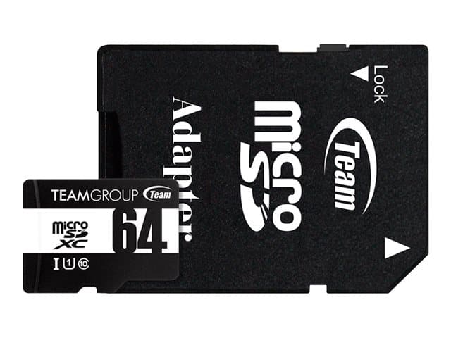 TEAM GROUP - Team - flash memory card - 64 GB - microSDXC UHS-I