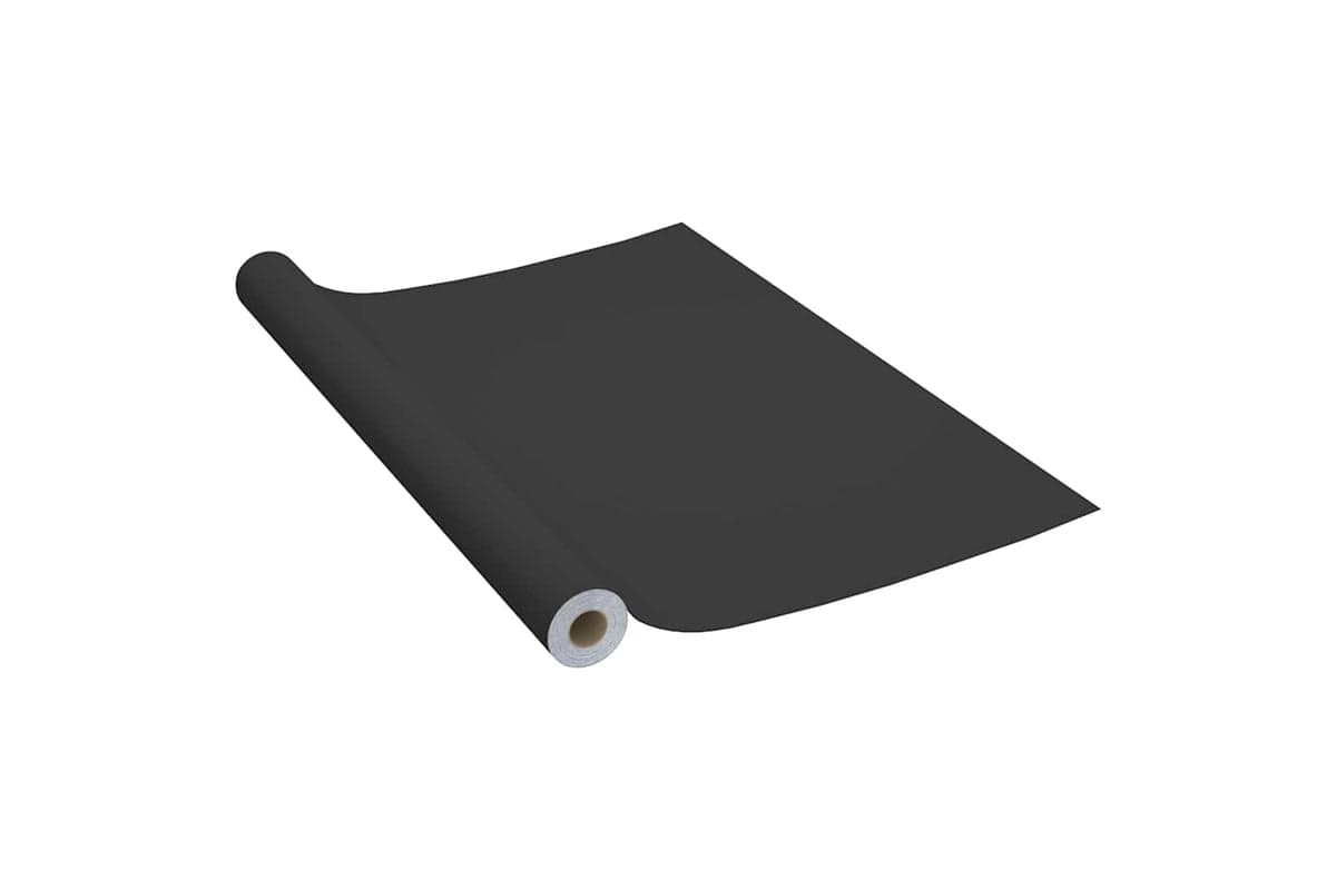 vidaXL 146123 Self-adhesive Furniture Film Black 500x90cm Pvc
