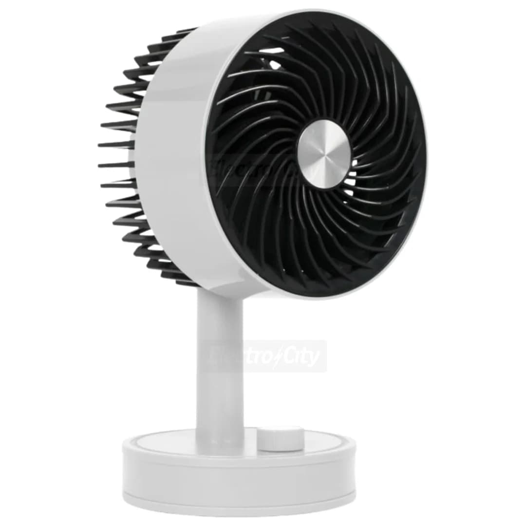 Delta 9.5cm USB Wireless Rechargeable Fan | White