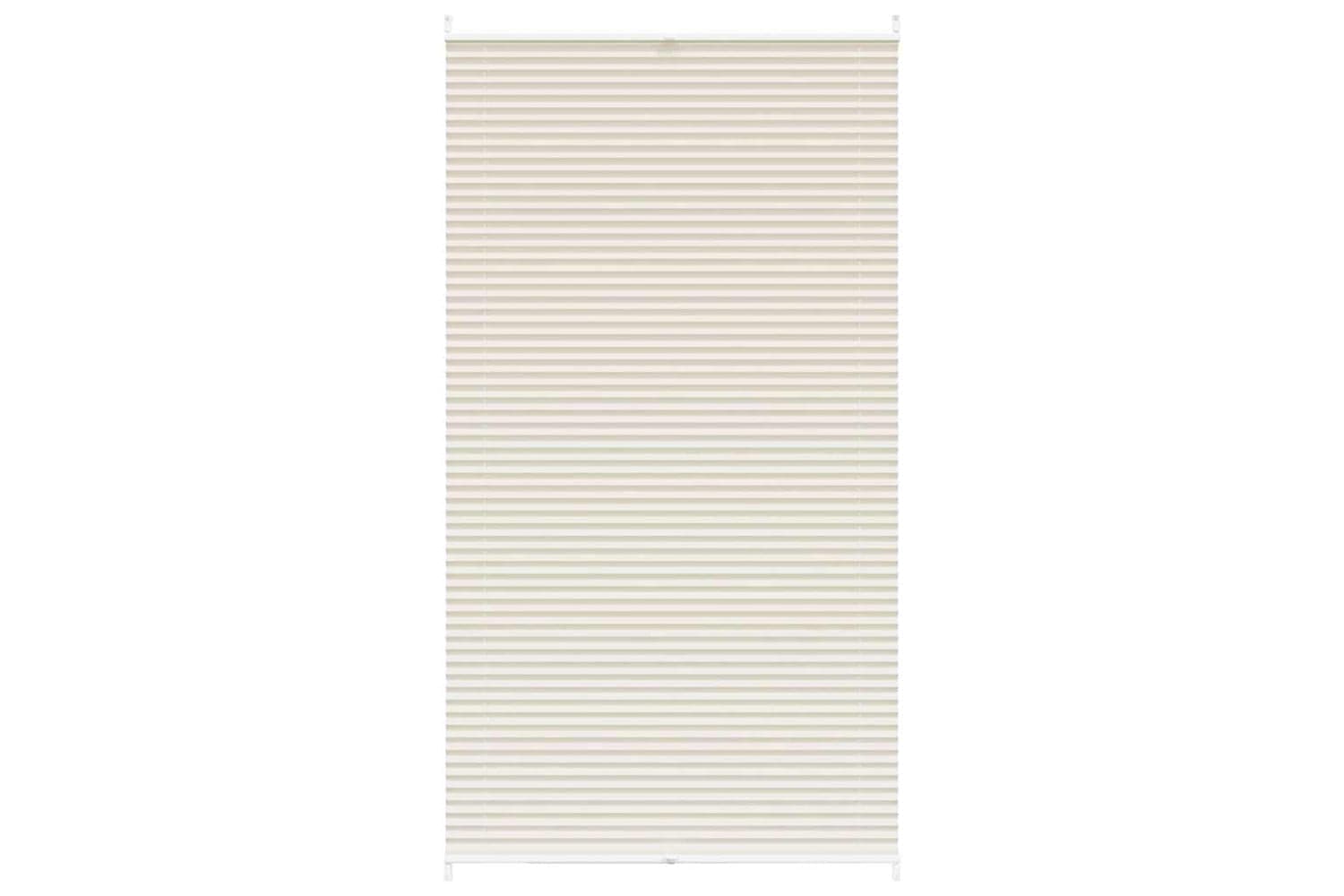 Vidaxl Plisse Blind 100x200cm Cream