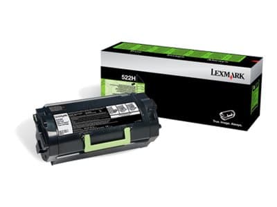 LEXMARK - 522H - High Yield - black - original - toner cartridge - LCCP, LRP