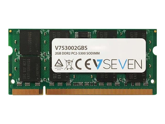 VIDEOSEVEN - V7 - DDR2 - module - 2 GB - SO-DIMM 200-pin - 667 MHz / PC2-5300 - unbuffered