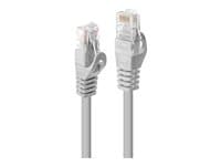 Lindy - patch cable - 50 cm - grey