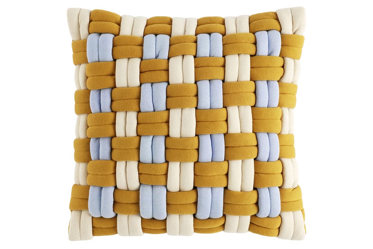 Morven Lattice Cushion | Orche | 45 x 45 cm