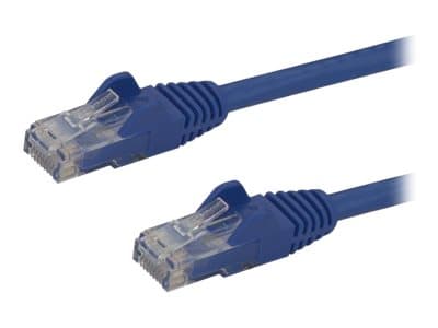 STARTECH.COM - Startech 100ft CAT6 Ethernet Cable, 10 Gigabit Snagless RJ45 650MHz 100W PoE Patch Cord, CAT 6 10GbE UTP Network Cable w/Strain Relief, Blue, Wiring is UL Certified/TIA - Category 6 - 24AWG (N6PATCH100BL) - patch cable - 30.5 m - blue