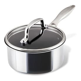 CIRCULON Scratch Defense Stainless Steel Saucepan with Lid
