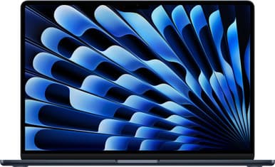Apple 15" MacBook Air | Apple M4 chip with 10-core CPU and 10-core GPU | 16GB RAM | 256GB SSD - Midnight | MW1L3B/A