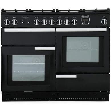 Rangemaster Professional Plus 110cm Gas Range Cooker - Black