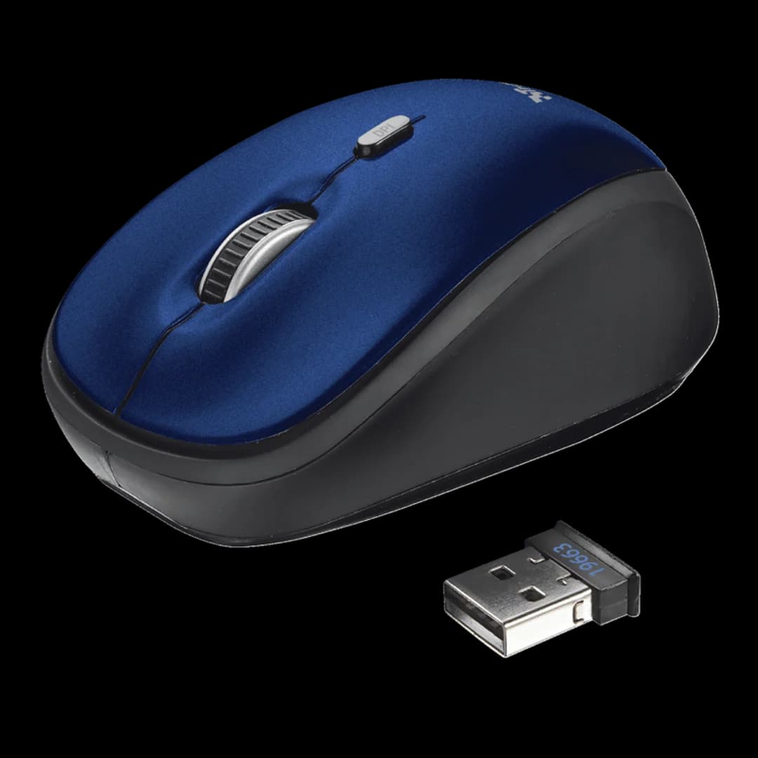 Trust Yvi Optical Wireless Mouse | Blue