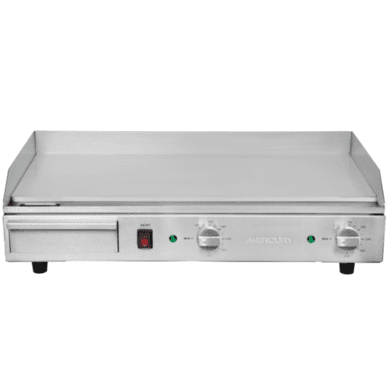 Refurbished MEG-30A Mercury 30" - 745mm Wide Electric Countertop Griddle Heavy Duty Stainless Steel 2.9kW. 13 Amp